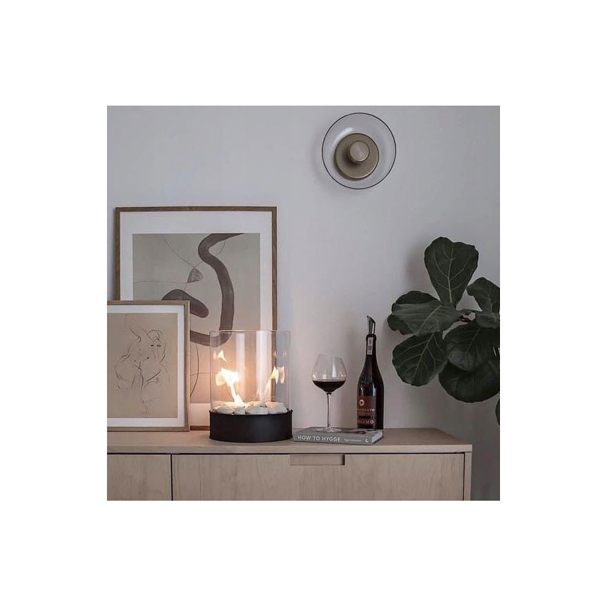 Planika - βιοτζάκι 32,1x25,1 cm 2,5kW μαύρο