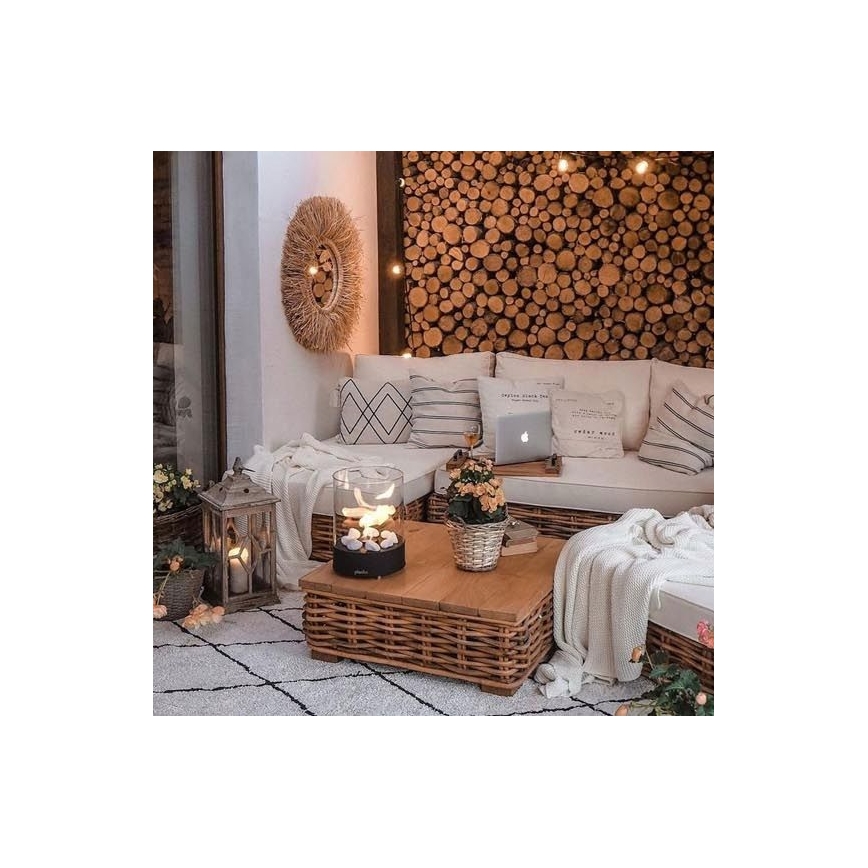 Planika - Τζάκι BIO 36,3x25,1 cm 2,5kW μαύρο