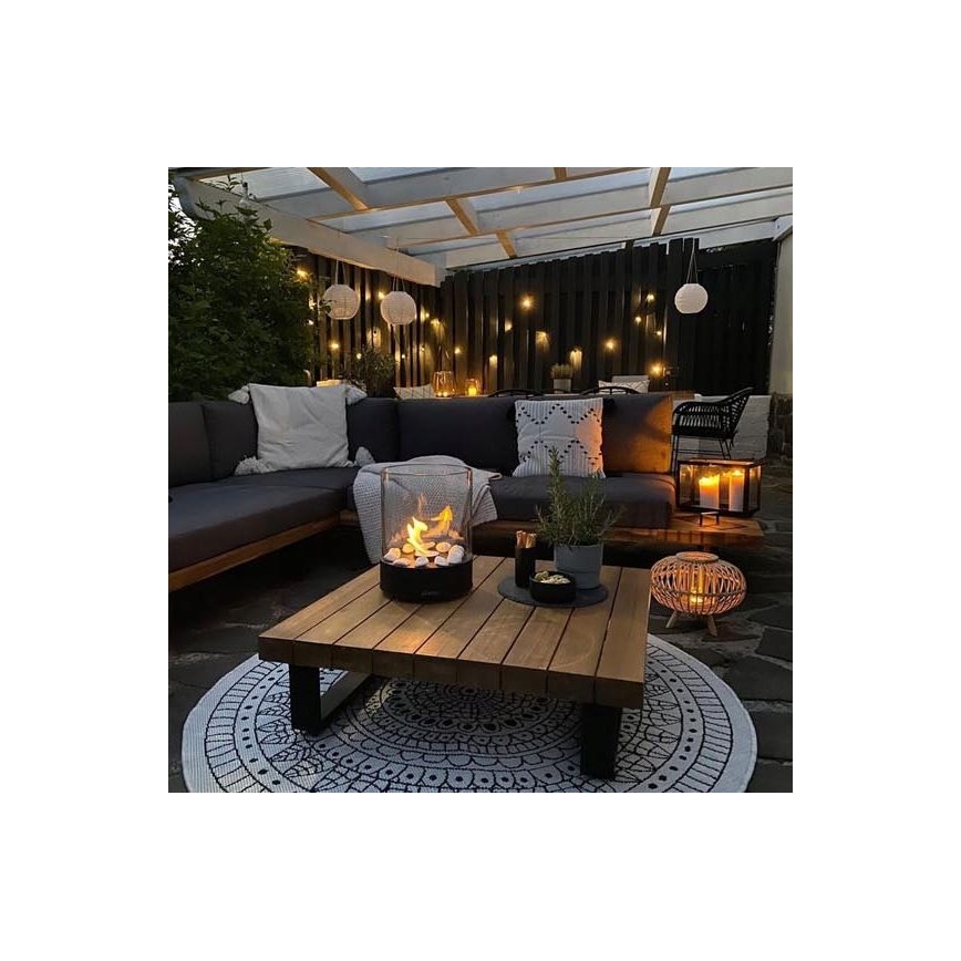 Planika - Τζάκι BIO 36,3x25,1 cm 2,5kW μαύρο