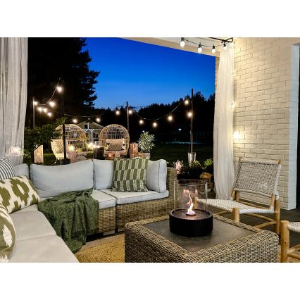 Planika - Τζάκι BIO 35,3x25,1 cm 2,5kW μαύρο