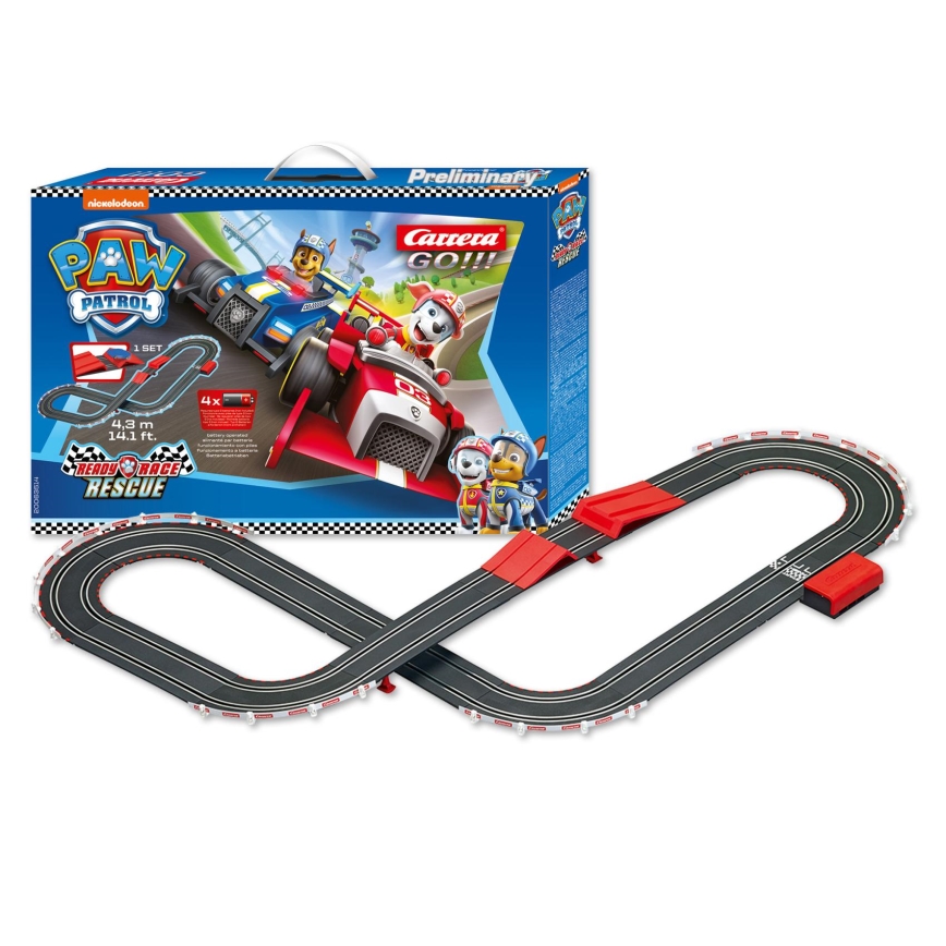Πίστα αγώνων CARRERA GO PAW Patrol 4xLR20 4,3 m