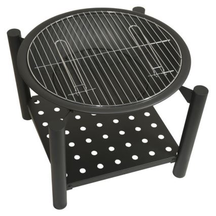 Portable ξύλο campfire με ένα grate 48 cm