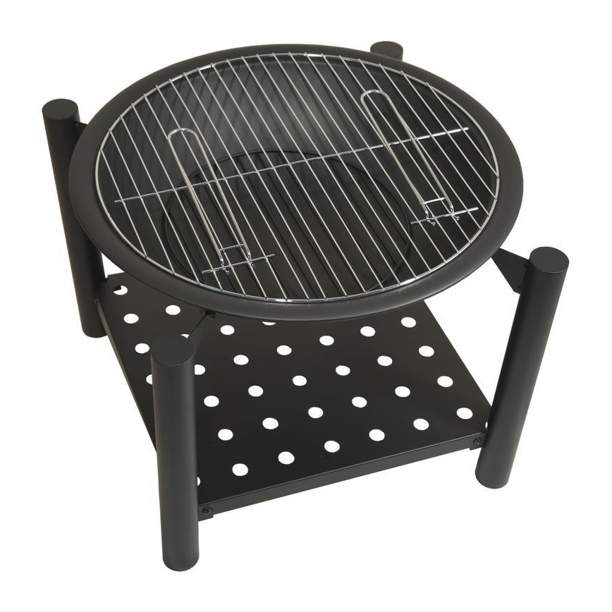 Portable ξύλο campfire με ένα grate 48 cm