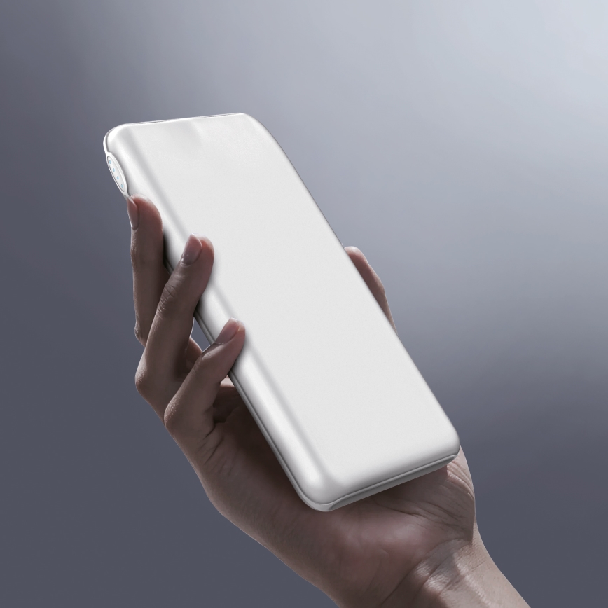 Power Bank 10000 mAh 10W Power Delivery 2xUSB-C + 1xUSB-A λευκό