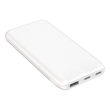 Power Bank 10000 mAh 10W Power Delivery 2xUSB-C + 1xUSB-A λευκό