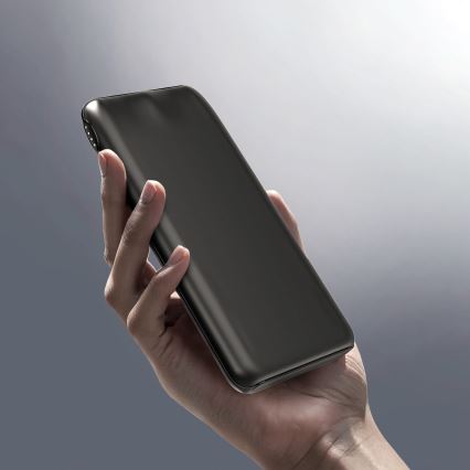 Power Bank 10000 mAh 10W Power Delivery 2xUSB-C + 1xUSB-A μαύρο