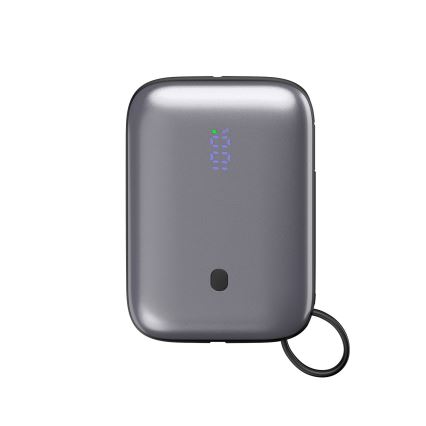 Power Bank 10000 mAh 20W Power Delivery Compact with ενσωματωμένο retractable USB-C καλώδιο 1m μαύρο