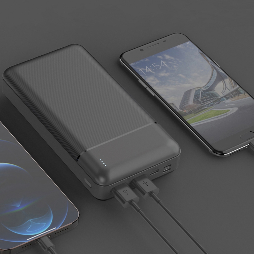 Power Bank 30000 mAh 3,7V μαύρο