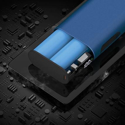 Power Bank Power Delivery 10000 mAh/22,5W/3,7V μπλε