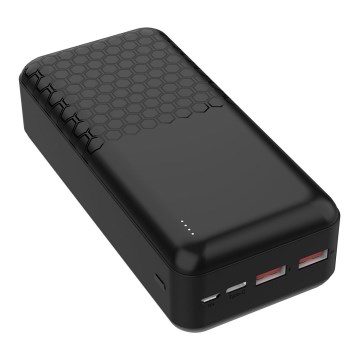 Power Bank Power Delivery 30000 mAh/22,5W/3,7V μαύρο