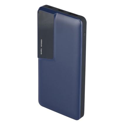 Power bank με οθόνη 10000mAh/3,7V μπλε