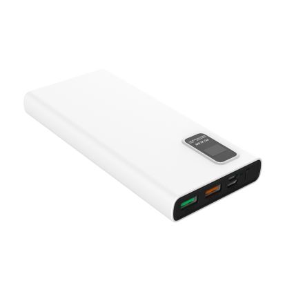 Power Bank με οθόνη LED Power Delivery 10000 mAh 3,7V λευκό