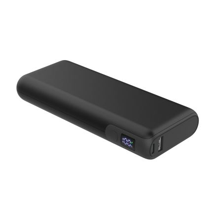 Power Bank με οθόνη LED Power Delivery 20000 mAh/65W/3,7V μαύρο