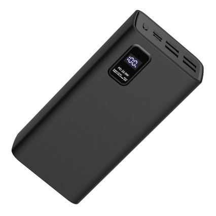 Power Bank με οθόνη LED  Power Delivery 30000 mAh 3,7V μαύρο