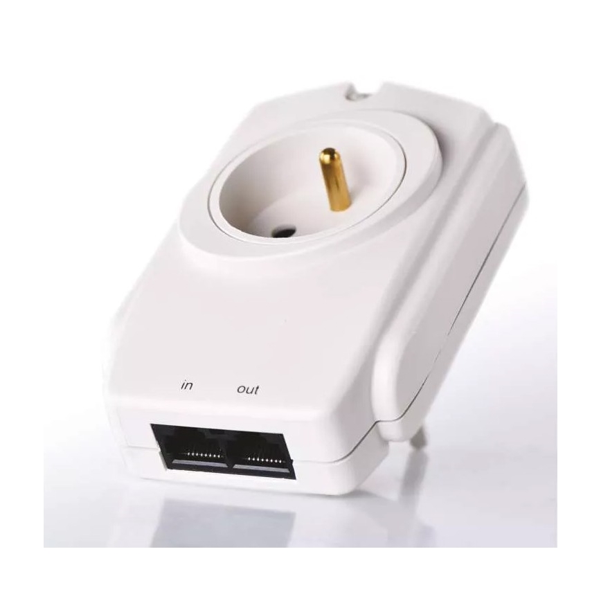 Πρίζα σούκο με προστασία από υπέρταση 230V/16A 1x2P+PE