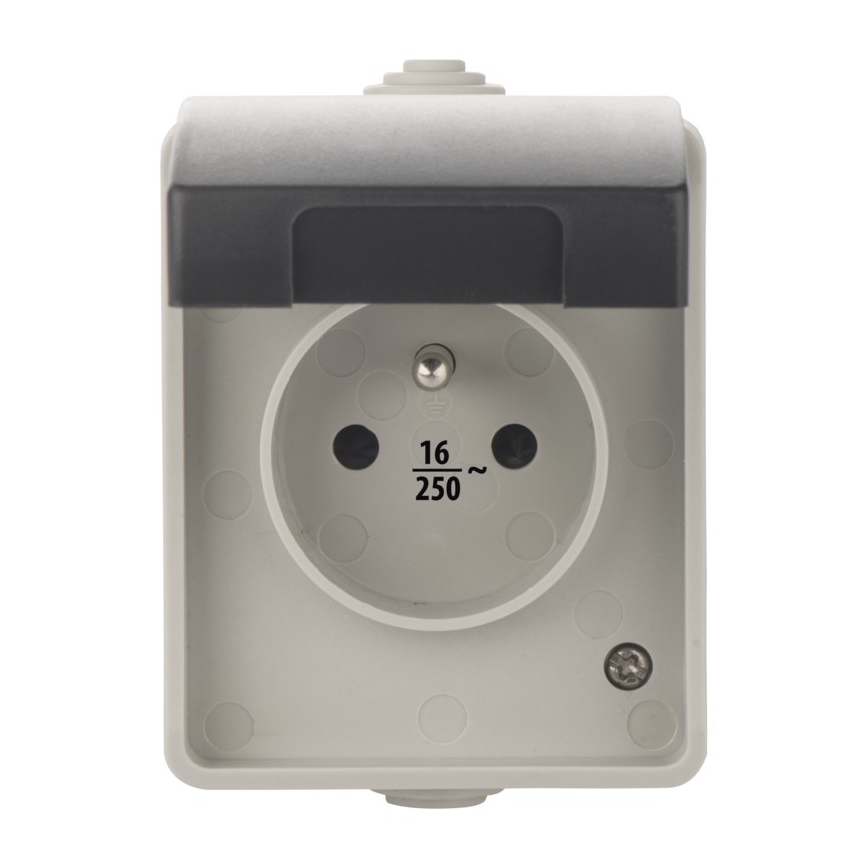 Πρίζα εξωτερικού χώρου FRENCH 250V/16A IP54