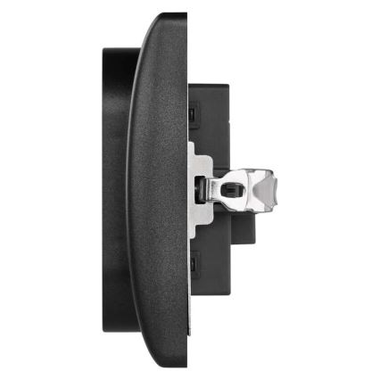 Πρίζα διπλή 250V/16A ανθρακί