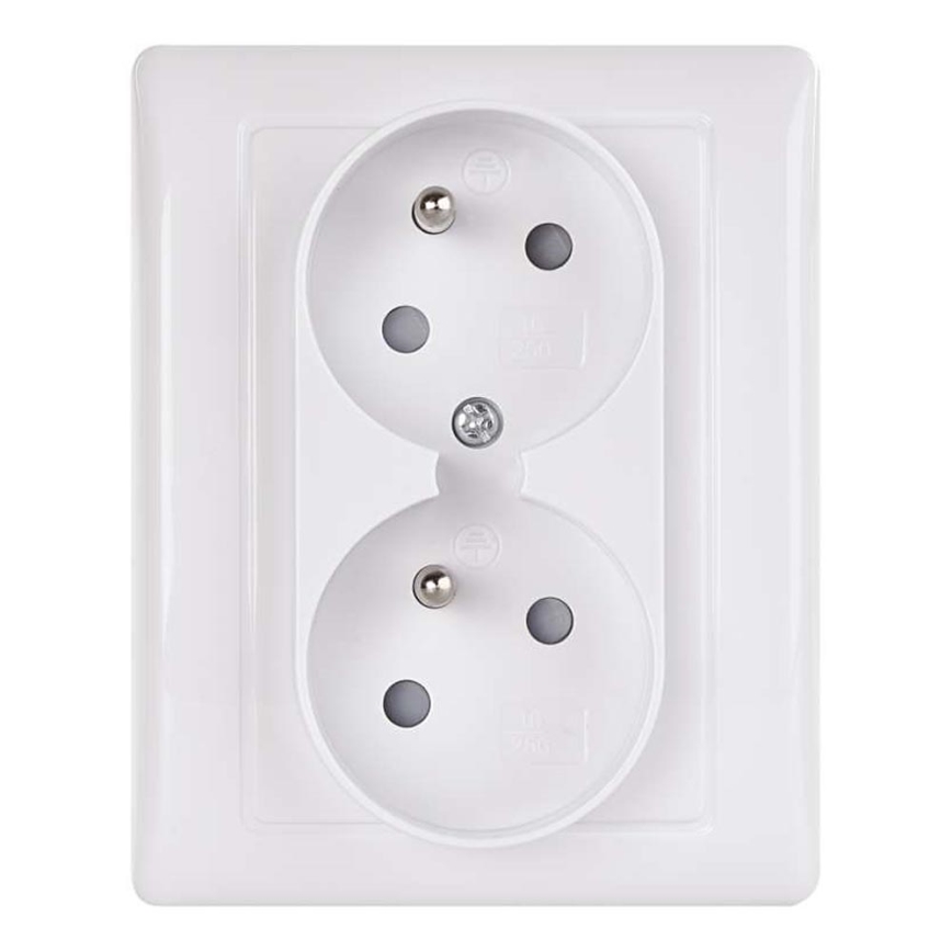 Πρίζα διπλή FRENCH 250V/16A