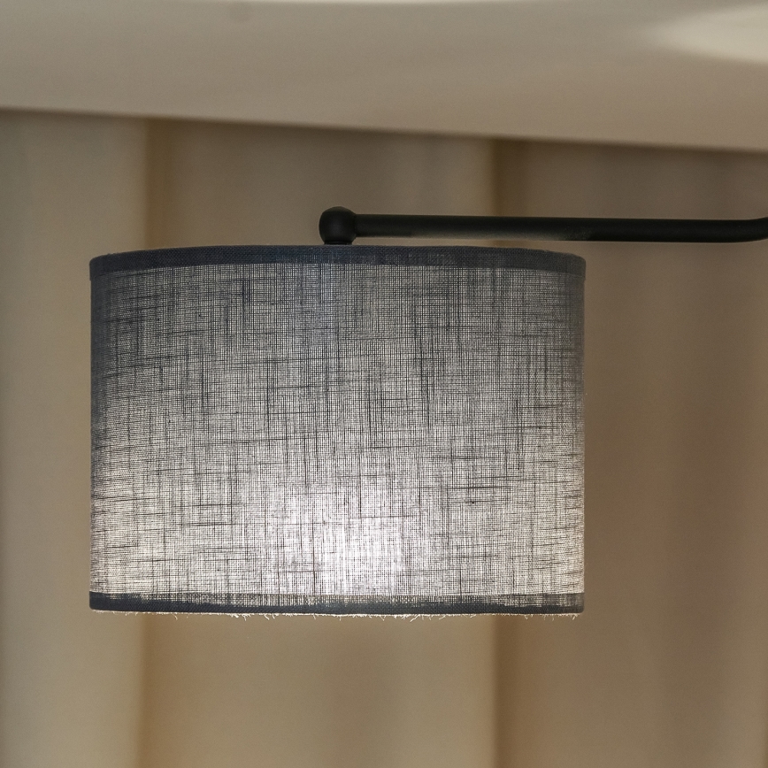 Προσαρτημένο φωτιστικό οροφής ALBA 3xE27/15W/230V, γκρι