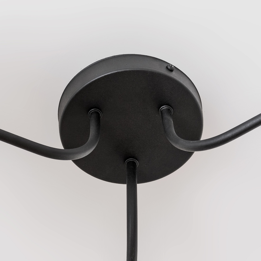 Προσαρτημένο φωτιστικό οροφής ALBA 3xE27/15W/230V, γκρι