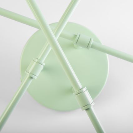 Προσαρτημένο φωτιστικό οροφής CAMBRIDGE 6xE27/15W/230V πράσινο