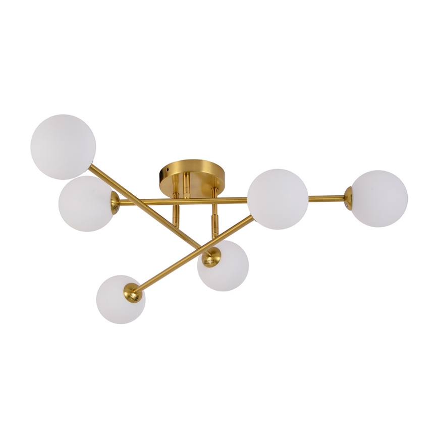 Προσαρτημένο φωτιστικό οροφής DORADO 6xG9/28W/230V χρυσό