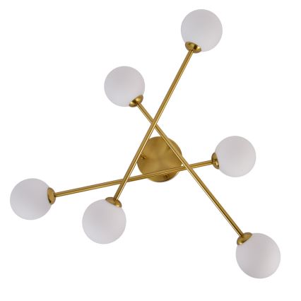 Προσαρτημένο φωτιστικό οροφής DORADO 6xG9/28W/230V χρυσό