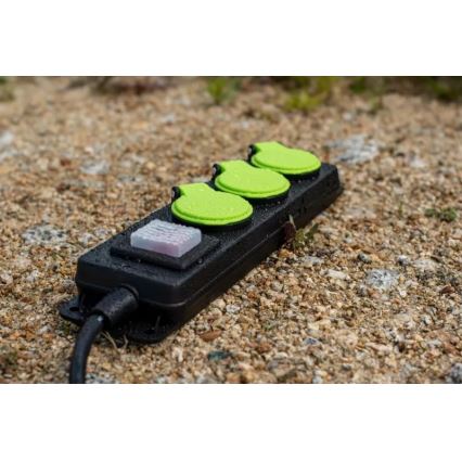 Προέκταση με διακόπτη, 3 υποδοχές, 10 m, IP44