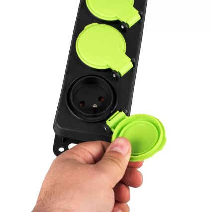 Προέκταση με διακόπτη, 3 υποδοχές, 10 m, IP44