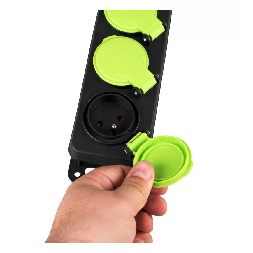 Προέκταση με διακόπτη, 3 υποδοχές, 10 m, IP44