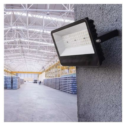 LED Προβολέας AVENO LED/48W/230V 4000K 7200 lm IP66 μαύρο