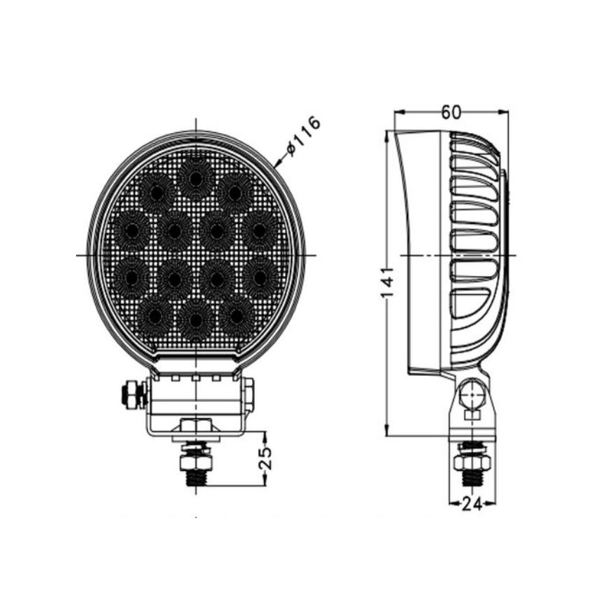 Προβολέας LED αυτοκινήτου OSRAM LED/56W/10-30V IP68 5700K