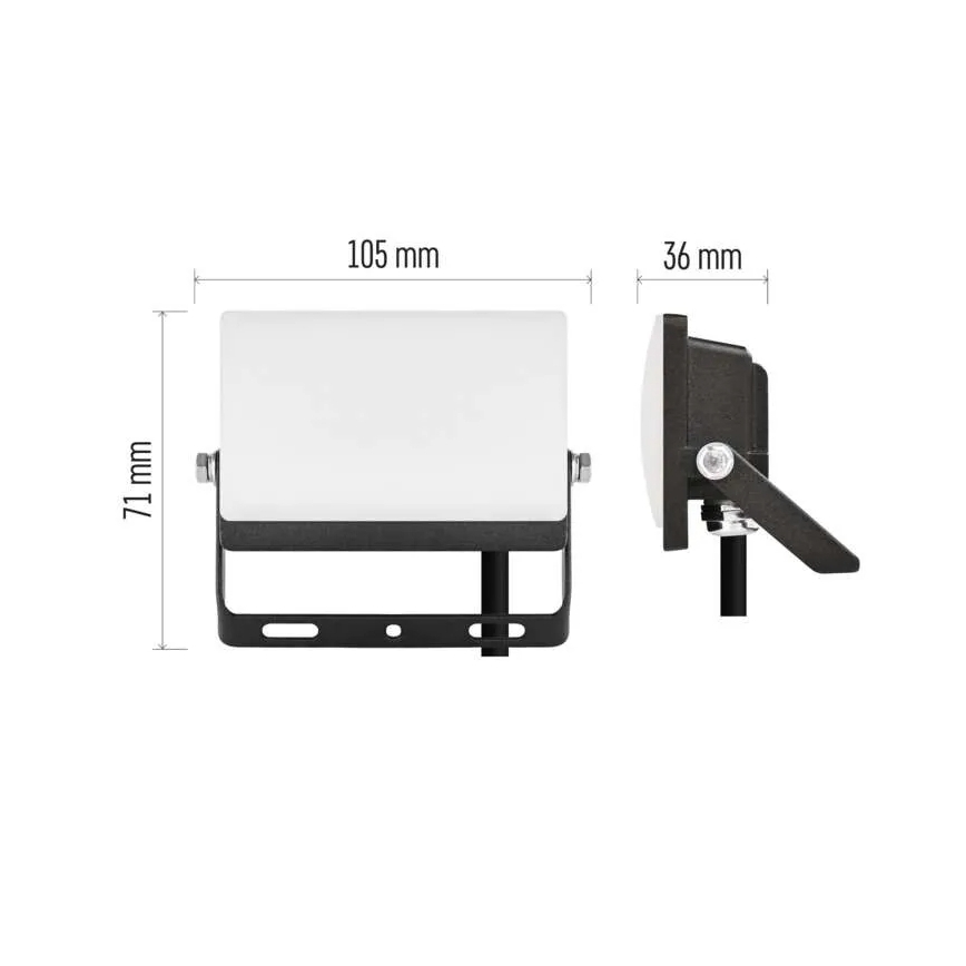 Προβολέας LED TAMBO EVO LED/10W/230V 4000K IP65 μαύρο