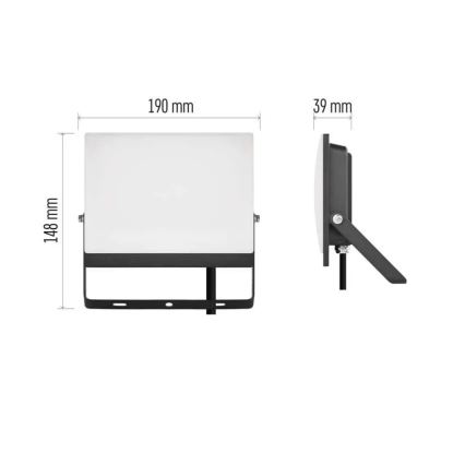 Προβολέας LED TAMBO EVO LED/50W/230V 4000K IP65 μαύρος