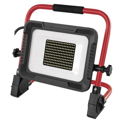Προβολέας LED με βάση ELION LED/100W/230V 4000K IP65 κόκκινο/μαύρο