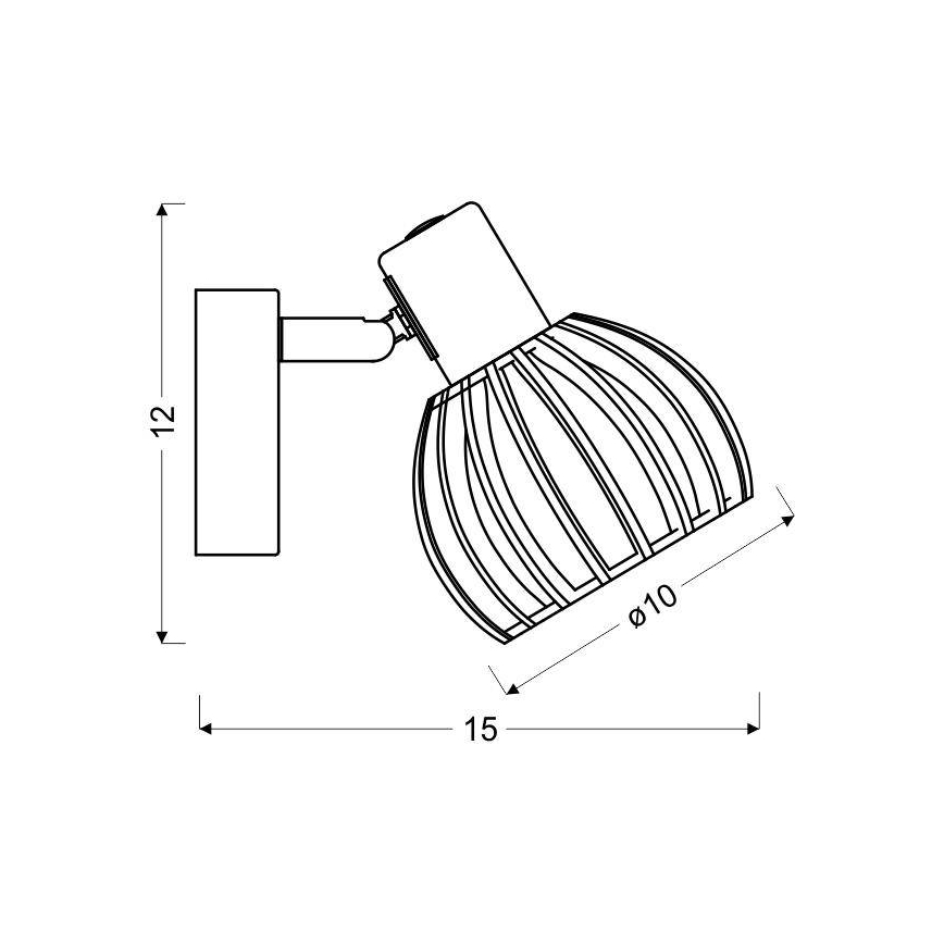 Προβολέας τοίχου ATARRI 1xE14/25W/230V