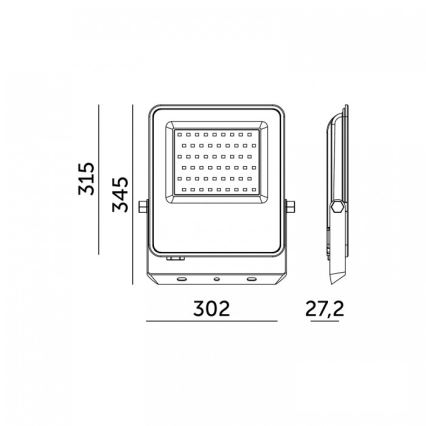 Προβολέας ULSAN LED/200W/230V 4000K IP65