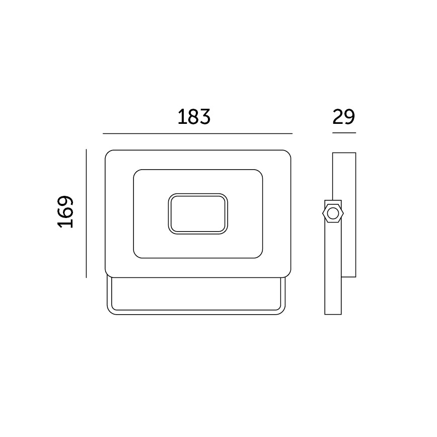 Προβολέας εξωτερικού χώρου LED LED/50W/230V 6500K IP65