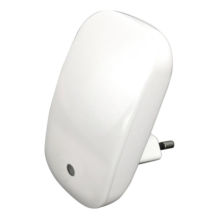 Prezent 1619 - Φωτιστικό LED για πρίζα 2xLED/0,3W/230V με αισθητήρα