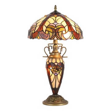 Prezent 1702 - Eπιτραπέζιο φωτιστικό TIFFANY 2xE27/60W + 1xE14/7W/230V