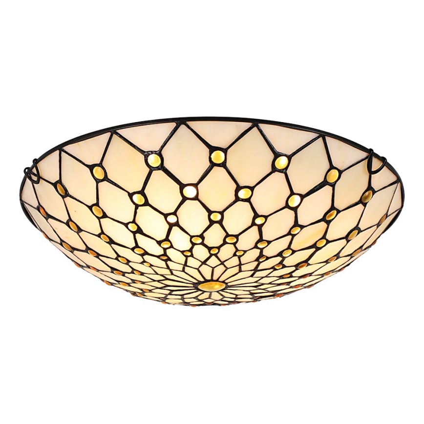 Prezent 1713 - Φωτιστικό οροφής TIFFANY 3xE27/40W/230V