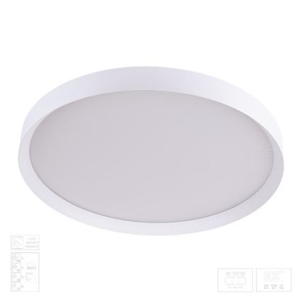 Prezent 17316 - Ρυθμιζόμενο LED φωτιστικό οροφής MAYSA LED/72W/230V 3000/4000/6000K διάμ. 77 cm λευκό
