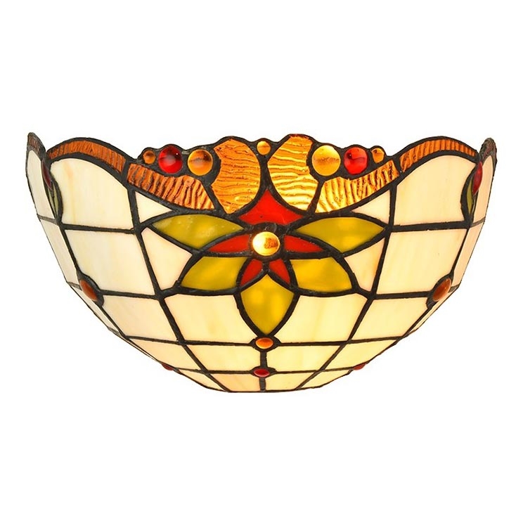 Prezent 222 - Επιτοίχιο φωτιστικό TIFFANY 1xE14/40W/230V