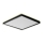 Prezent 27311 - Φωτιστικό οροφής μπάνιου LED CORDIA SQ LED/12W/230V 3000/6000K IP54 μαύρο