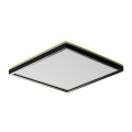 Prezent 27313 -Φωτιστικό οροφής μπάνιου LED CORDIA SQ LED/18W/230V 3000/6000K IP54 μαύρο