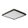 Prezent 27313 -Φωτιστικό οροφής μπάνιου LED CORDIA SQ LED/18W/230V 3000/6000K IP54 μαύρο
