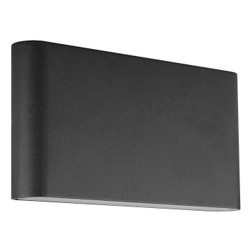 Prezent 31318 - Επιτοίχιο φωτιστικό εξωτερικού χώρου LED MAER 2xLED/5W/230V IP44 μαύρο