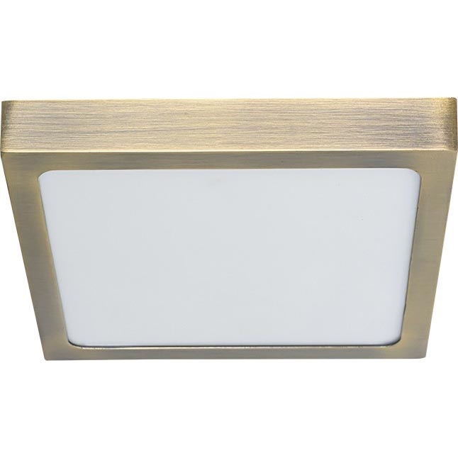 Prezent 49062 - Φωτιστικό οροφής LED LENYS LED/9W/230V 4000K 12x12 cm ορείχαλκος