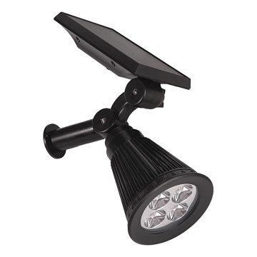Prezent 65286 - Ηλιακό φωτιστικό LED 2 σε 1 LION LED/2W/3,7V IP44 2220 mAh