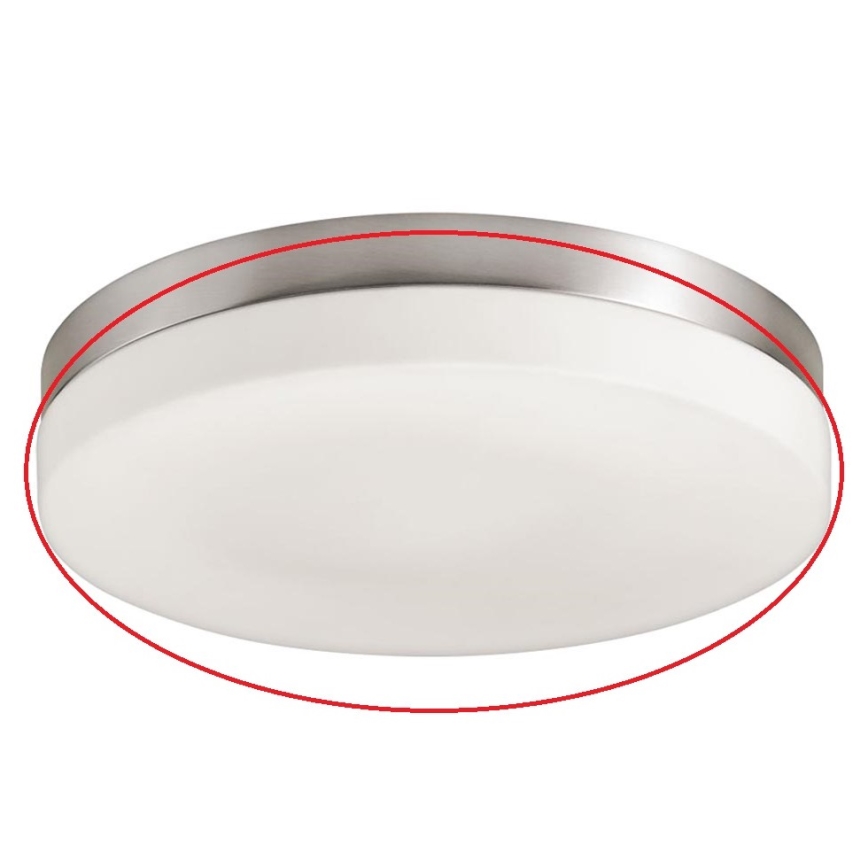 Prezent 67101 - Ανταλλακτικό γυαλί για φωτιστικό οροφής PILLS E27 λευκό